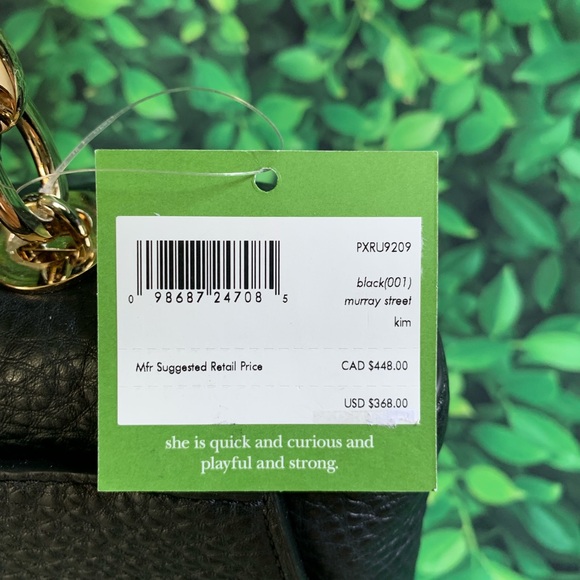 Murray street Kim Kate spade leather black satchel - Picture 6 of 8